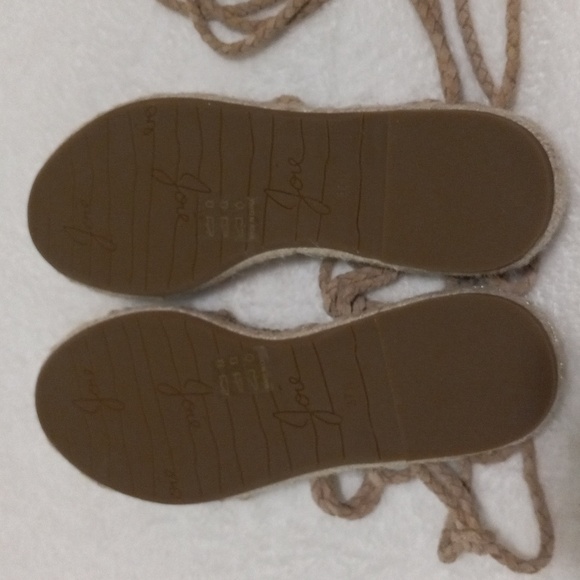 Joie Ceasar Tan Suede Leather Gladiator Lace Up Espadrille Sandals NWOT - Picture 14 of 15